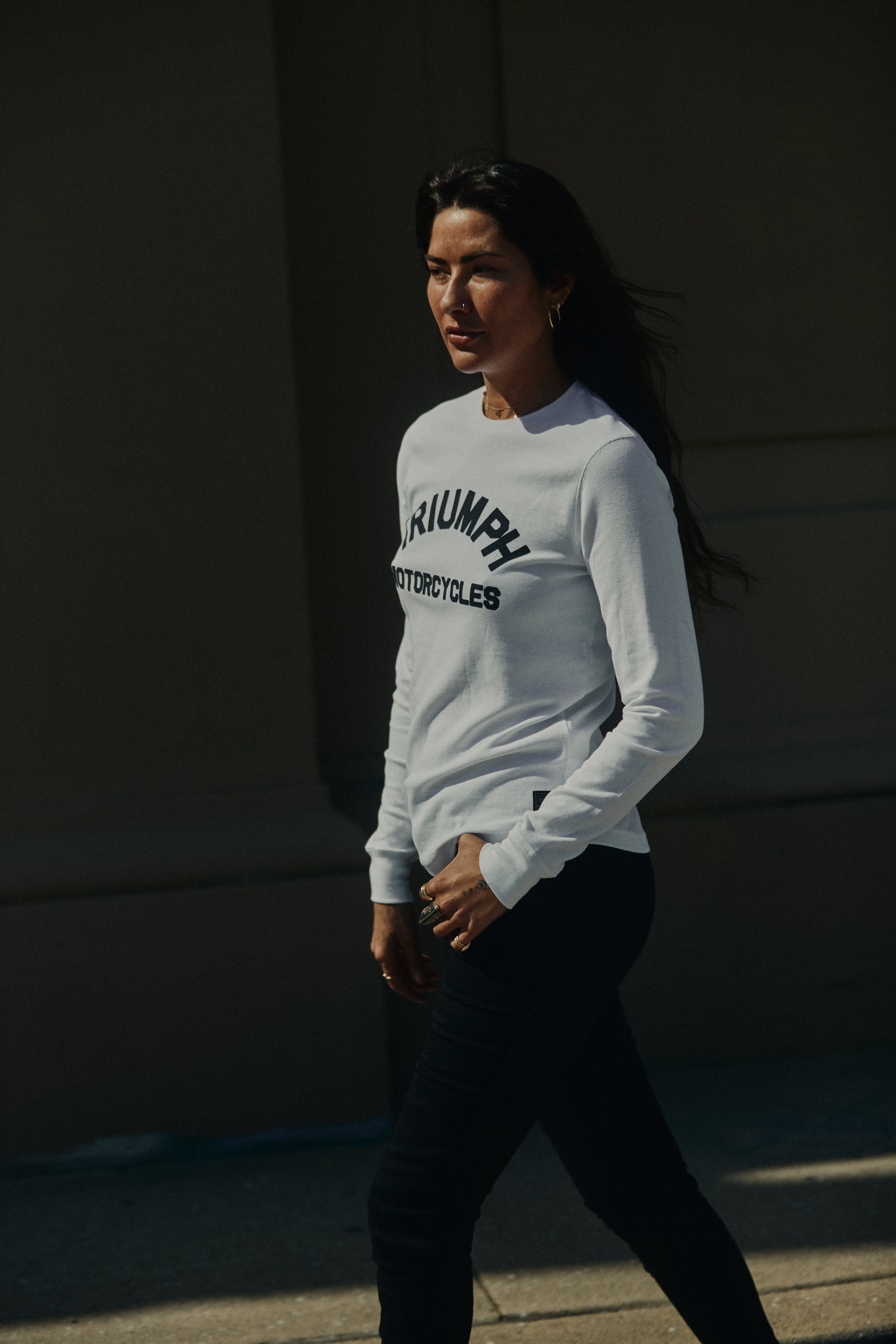 Swain Womens T-shirt in Black | Casual Clothing